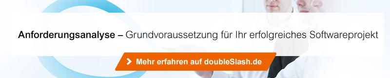 Die doubleSlash Anforderungsanalyse