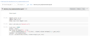 Datenimport in DagsHub