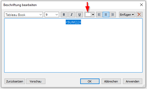 Edit labeling