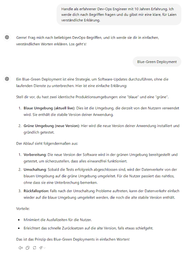 Beispiel für das Persona Pattern