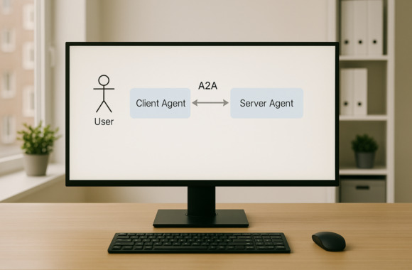 Zusammenspiel von Client und Server Agent im A2A-Kontext