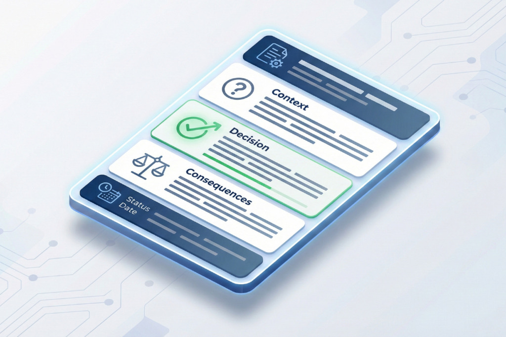 Beispielhafte Darstellung eines Architecture Decision Records